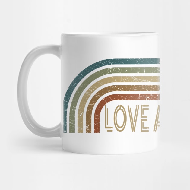 Love and Rockets Retro Stripes by paintallday